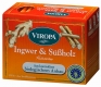 Ginger & Licorice tea organic 15 tea bags - Viropa
