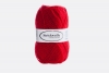 Sheep's wool knitting wool red 100 gr. Villgrater Natur